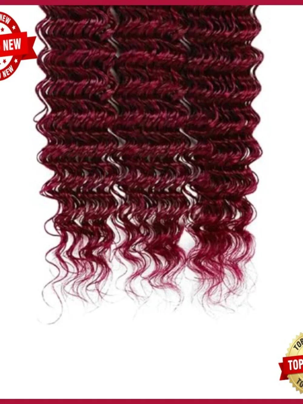 Brazilian Virgin Human Hair Extensions Deep Wave 3 Bundles 26-30 Inch
